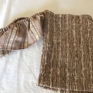 Off the shoulder crop top